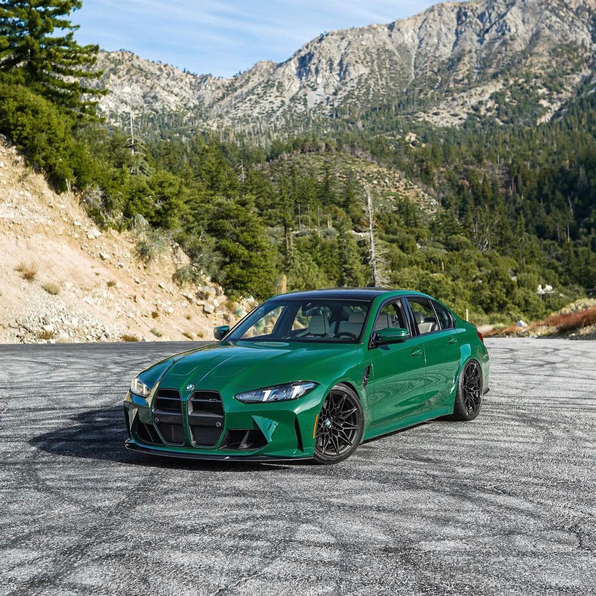 AlpineX Dynamics MH Style 1 Piece Carbon Fiber Front Lip For BMW G8X M3 M4