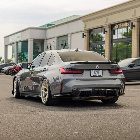 AlpineX Dynamics M4 Style Carbon Fiber Rear Spoiler For BMW G80 M3
