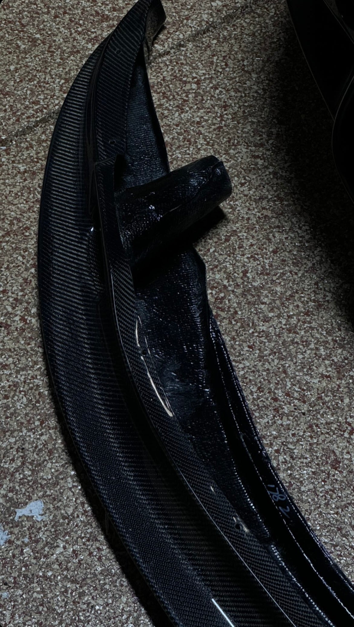 AlpineX Dynamics GT4 Style V2 Shorter Carbon Fiber Front Splitter For BMW E9X M3