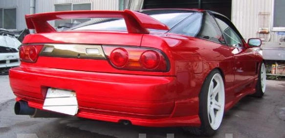 1989-1994 Nissan 240SX S13 180SX Type-X Rear Valances (For Hatchback) — 1