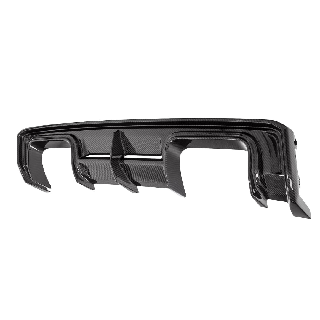 AlpineX Dynamics V Style Pre-preg Dry Carbon Fiber Rear Diffuser For BMW G8X M3 M4