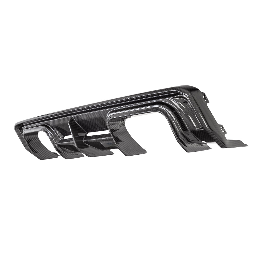 AlpineX Dynamics V Style Pre-preg Dry Carbon Fiber Rear Diffuser For BMW G8X M3 M4