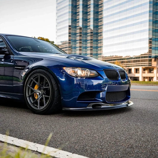 AlpineX Dynamics GT4 Style V2 Shorter Carbon Fiber Front Splitter For BMW E9X M3