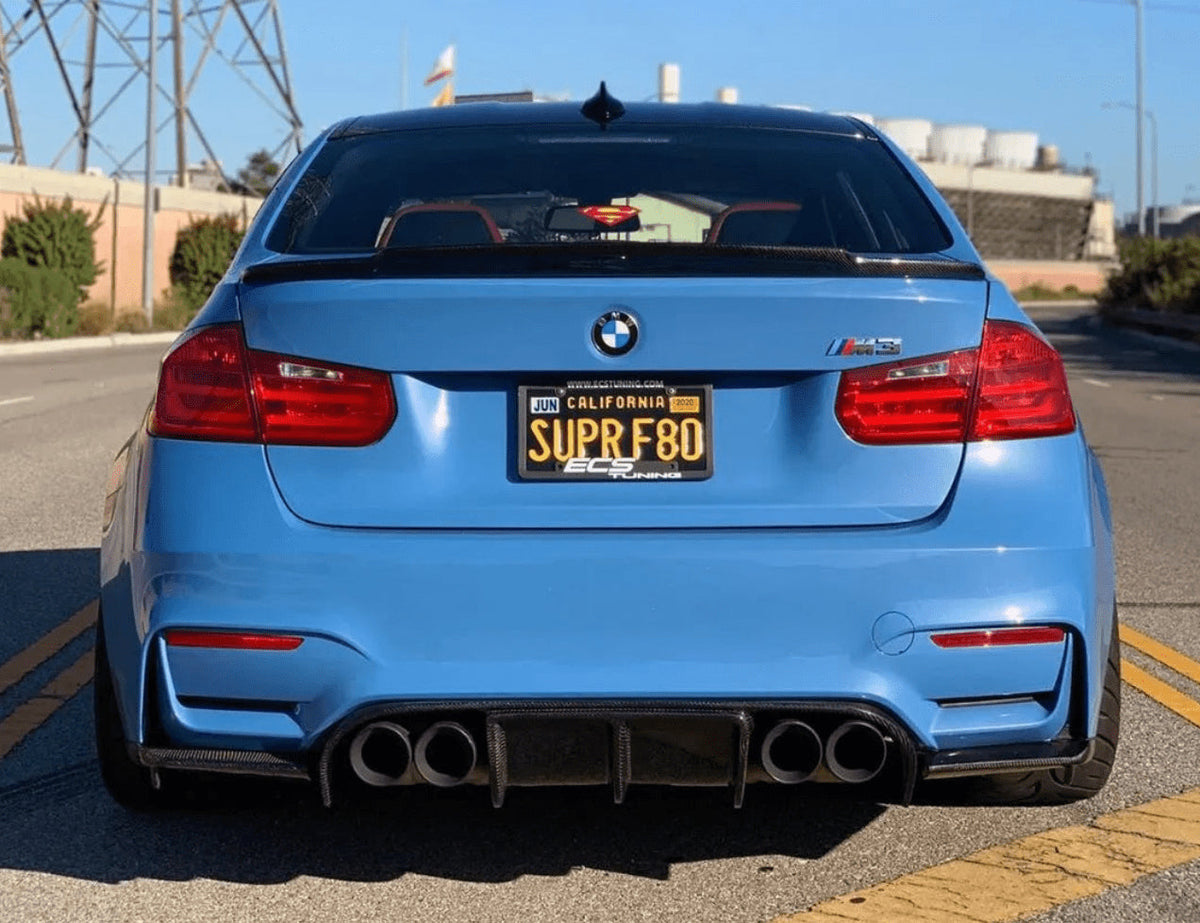 AlpineX Dynamics V Style Carbon Fiber Rear Diffuser For BMW F8X M3 M4