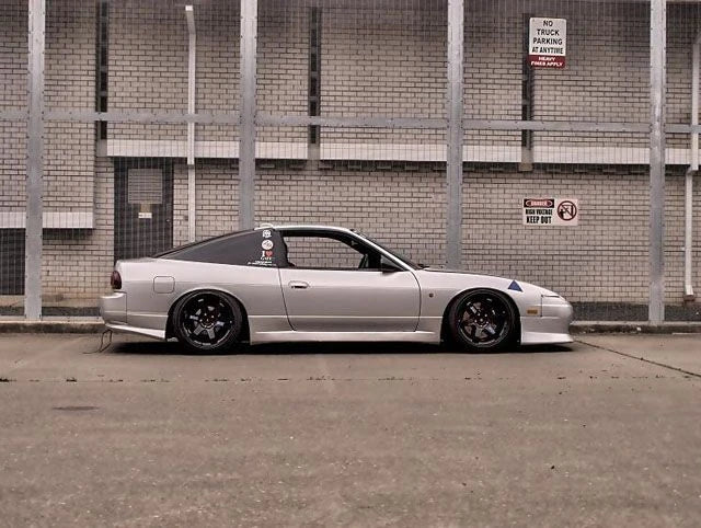 1989-1994 Nissan 240SX S13 180SX Silvia Chuki Style Side Skirts — 1