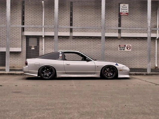 1989-1994 Nissan 240SX S13 180SX Silvia Chuki Style Side Skirts — 1